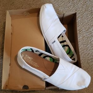 Toms Classic Optic White Canvas